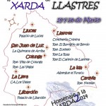Cartel del homenaje a la Xarda 2014, establecimientos y ofertas gastronómicas